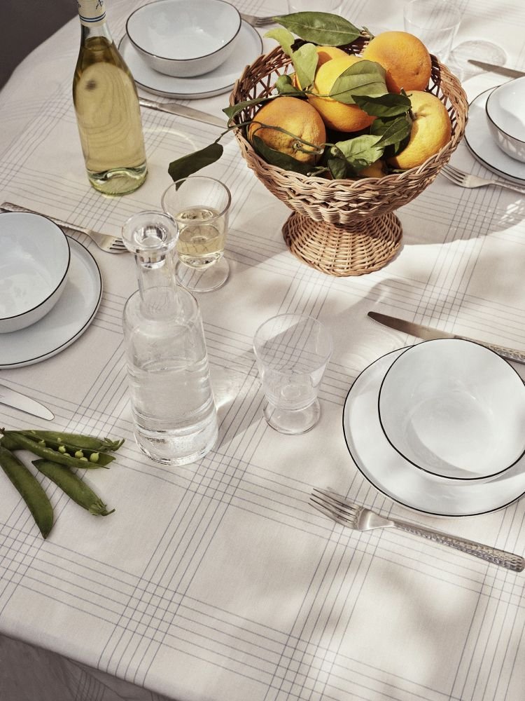 Broste Copenhagen Emmy Aufsatz 26 cm, Rattan