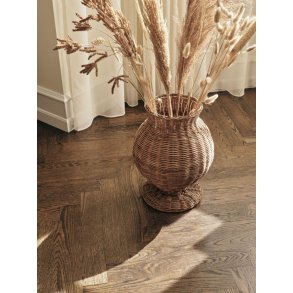 Broste Copenhagen Ama Vase H35 cm, Rattan