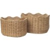 Broste Copenhagen Lola Kurv 2 stk, Rattan