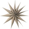 Broste Copenhagen Venok Ornament Stern 40 cm, Fungi Grey