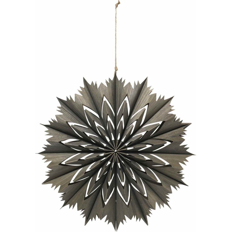 Broste Copenhagen Venja Ornament 30 cm, Fungi Grey