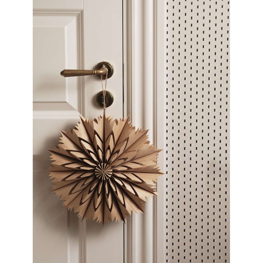 Broste Copenhagen Venja Ornament 30 cm, Natural