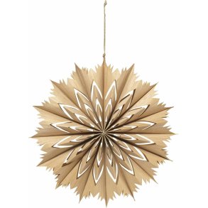 Broste Copenhagen Venja Ornament 30 cm, Natural