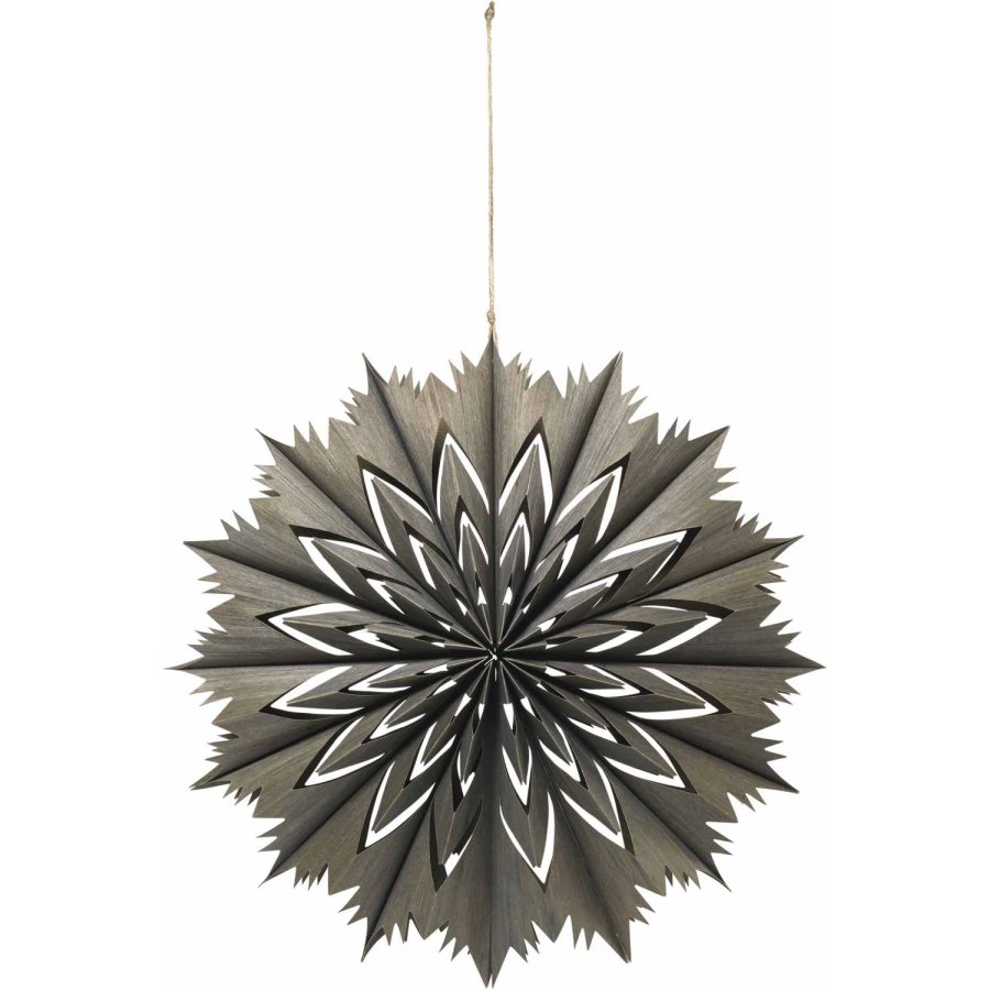 Broste Copenhagen Venja Ornament 40 cm, Fungi Grey