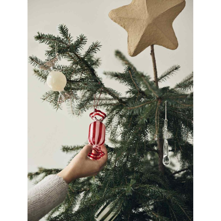Broste Copenhagen Candy Ornament 2er Set H14 cm, Dusty Pink