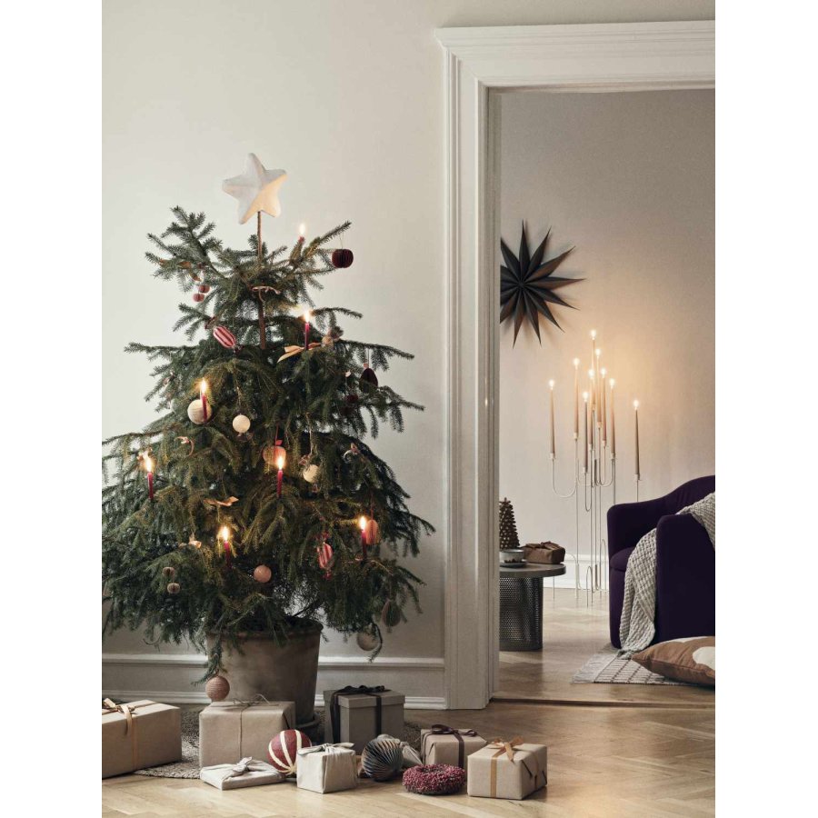 Broste Copenhagen Candy Ornament 2er Set H14 cm, Dusty Pink