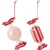 Broste Copenhagen Candy Ornament 2er Set H14 cm, Dusty Pink