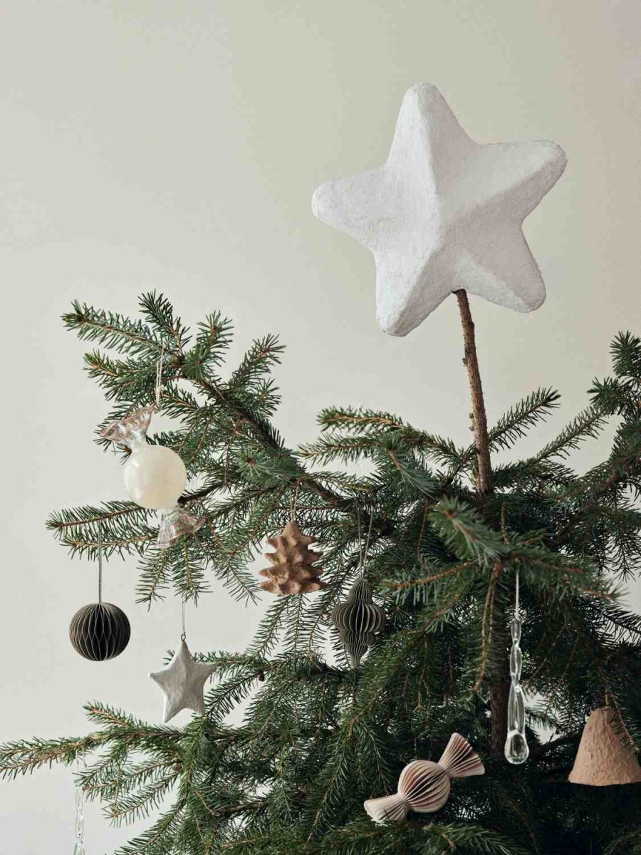 Broste Copenhagen Candy Ornament 2er Set H14 cm, Cream