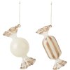 Broste Copenhagen Candy Ornament 2er Set H14 cm, Cream