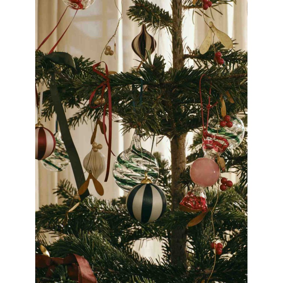 Broste Copenhagen Joy Ornament 3 stk. �4,7 cm, Gr�n