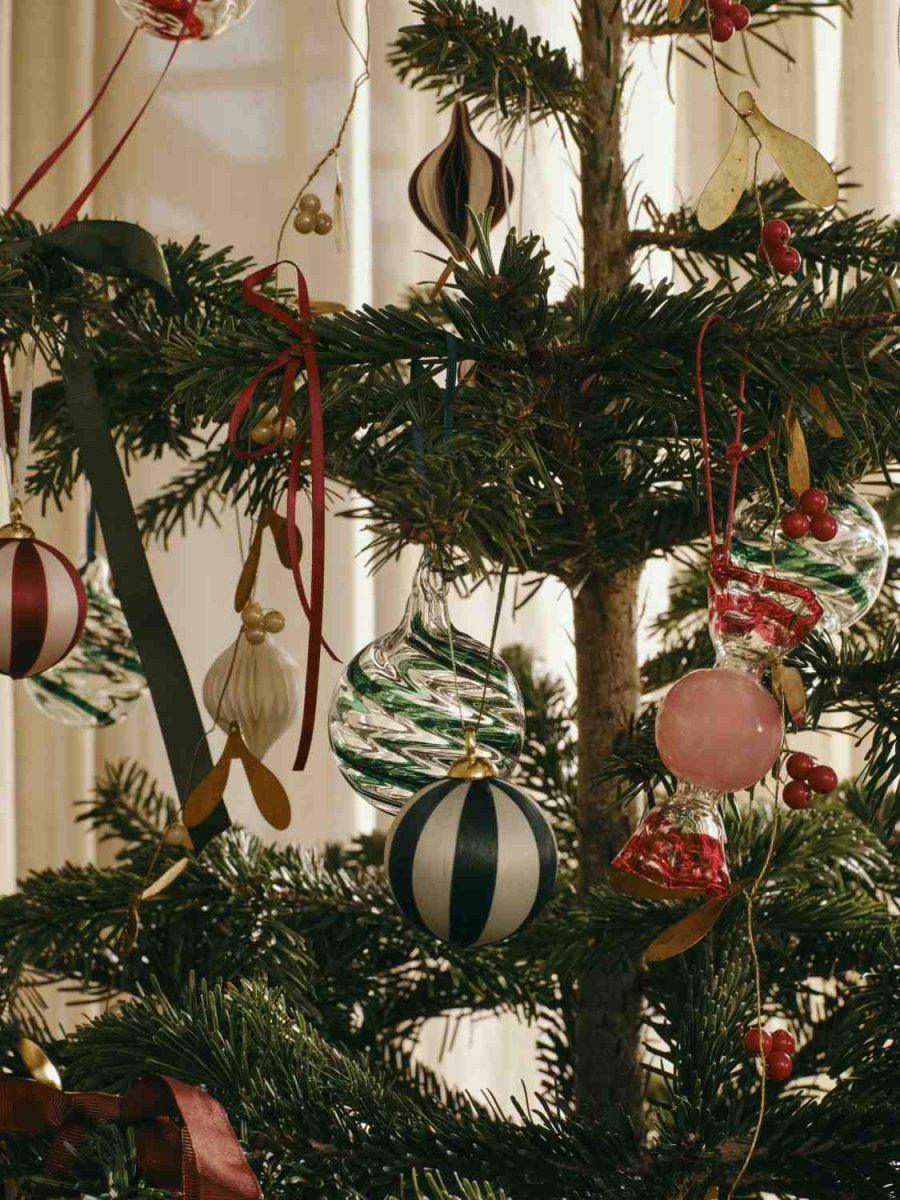 Broste Copenhagen Joy Ornament 3 stk. �4,7 cm, Gr�n
