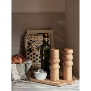 Broste Copenhagen Edgar Salt- og Peberkværn H20 cm, Olieret Eg