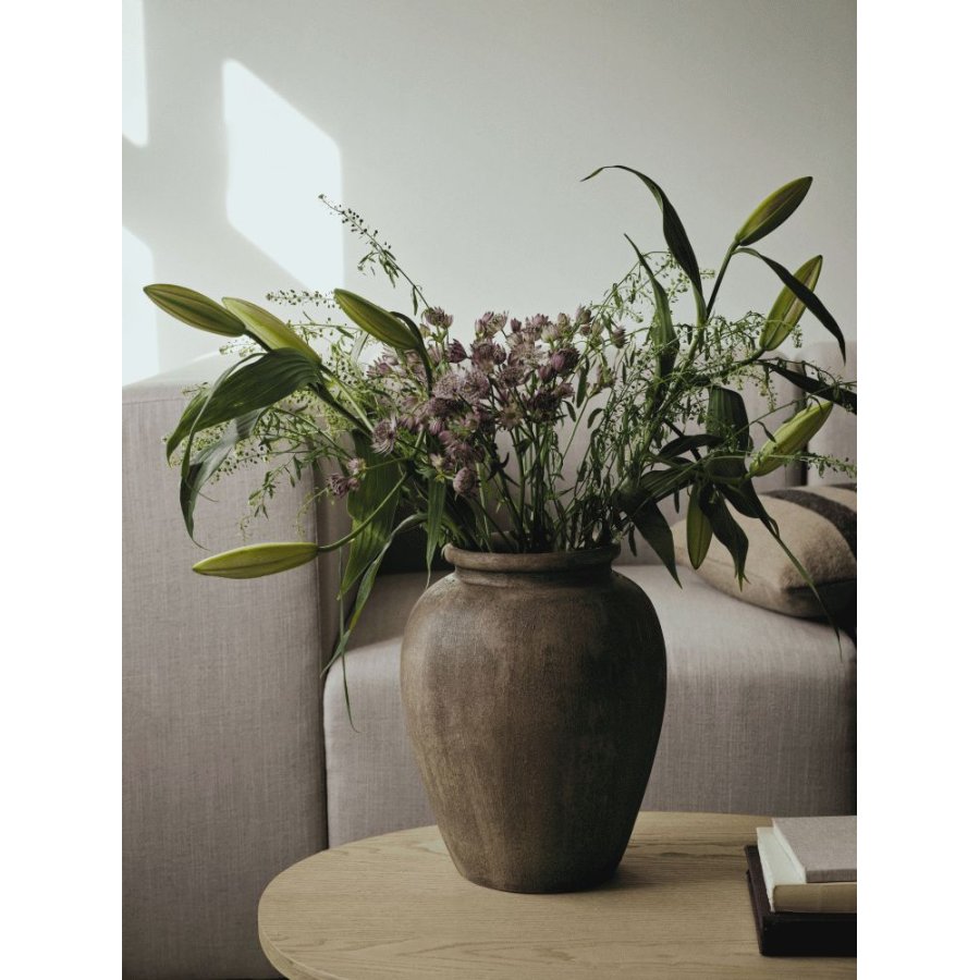 Broste Copenhagen Uma Vase H30cm, Dunkelbraun