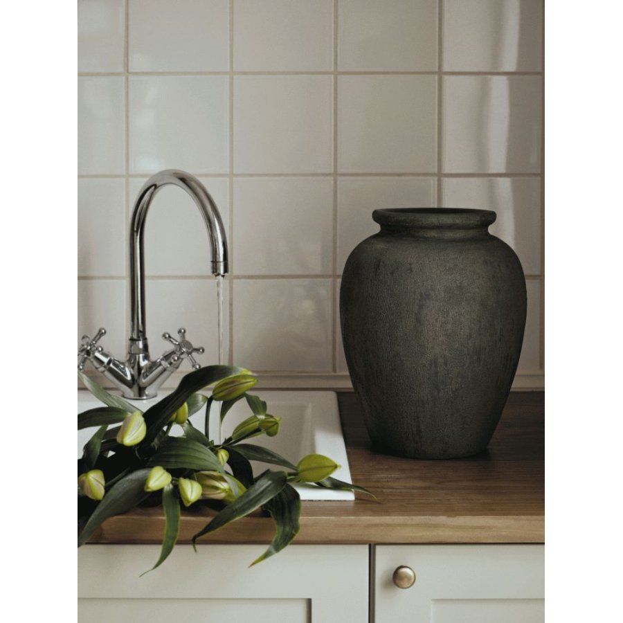Broste Copenhagen Uma Vase H30cm, Dunkelbraun