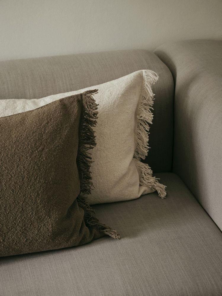 Broste Copenhagen Ebba Kissenbezug 4060cm, Beige