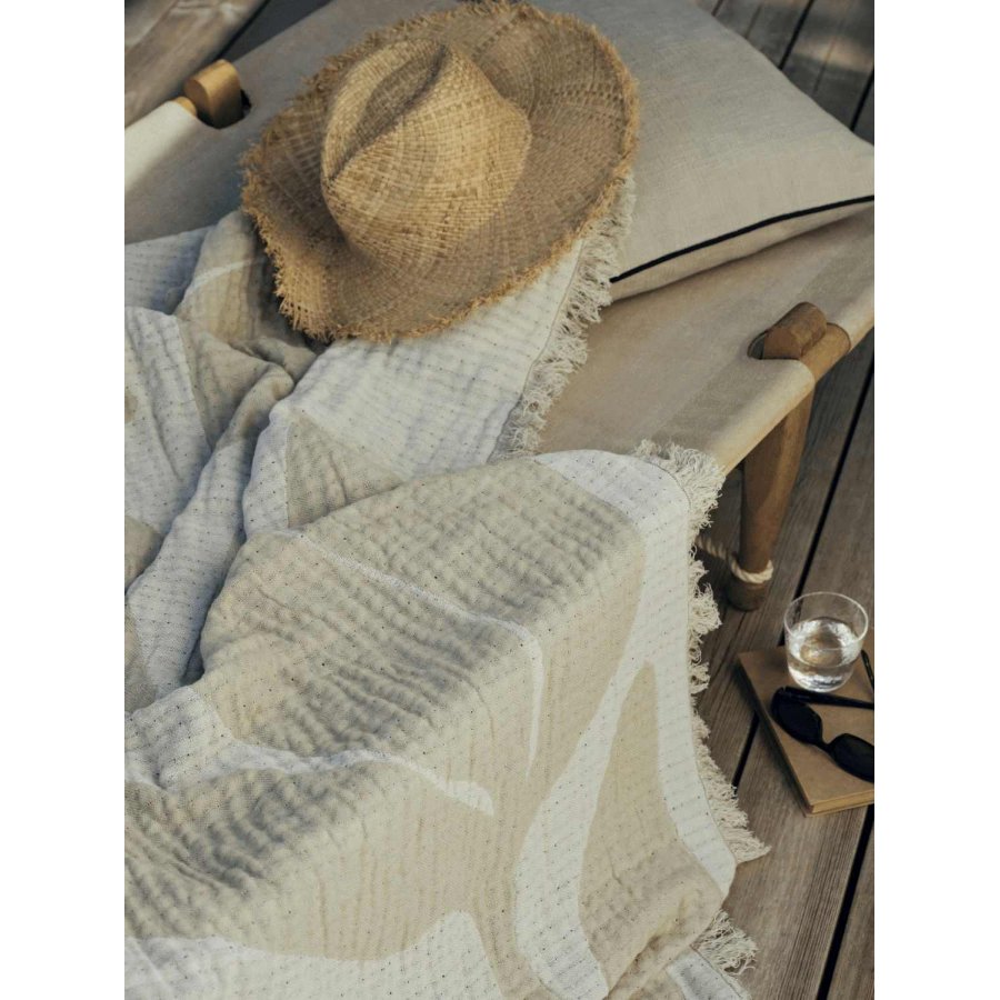 Broste Copenhagen Herbert Decke 130x180 cm, Gr&uuml;n