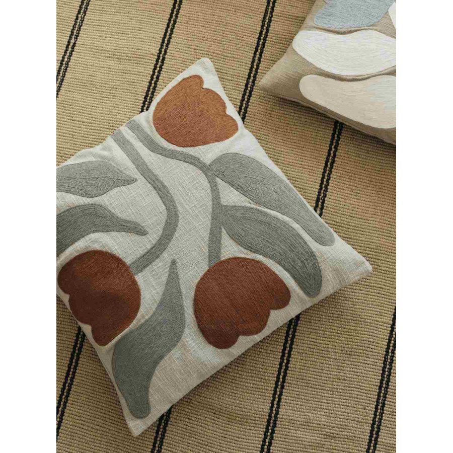 Broste Copenhagen Dora Kissenbezug 50x50 cm, Gr&uuml;n