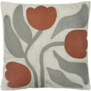 Broste Copenhagen Dora Kissenbezug 50x50 cm, Gr&uuml;n