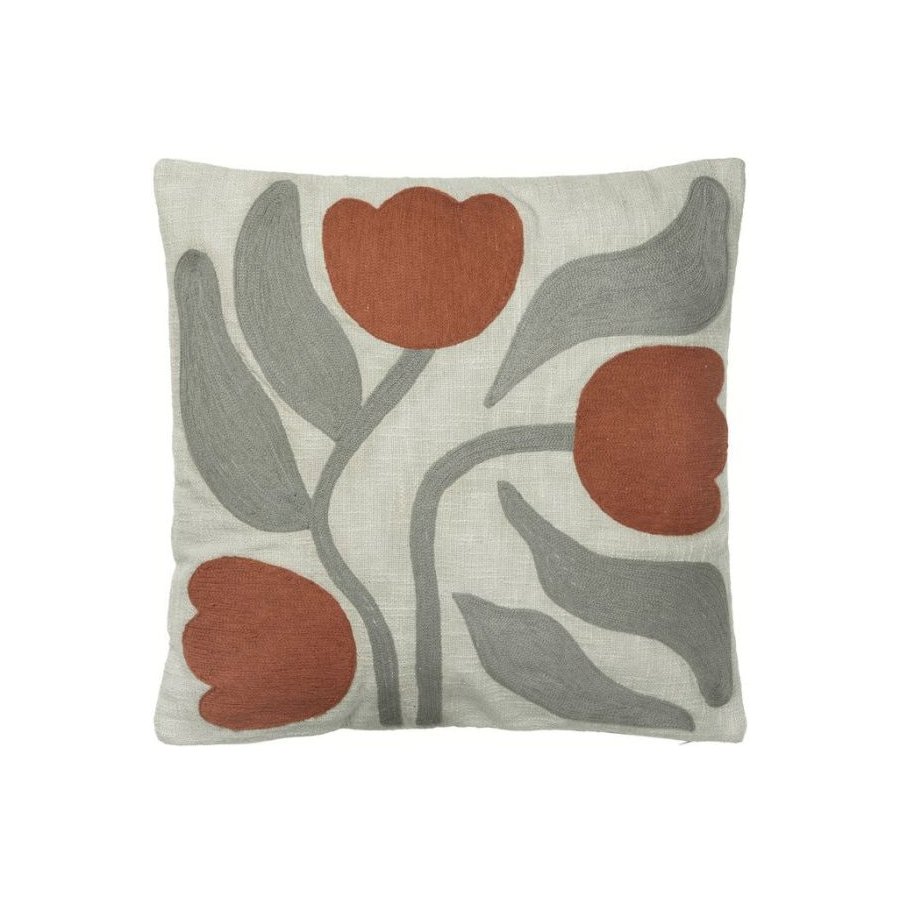 Broste Copenhagen Dora Kissenbezug 50x50 cm, Gr&uuml;n