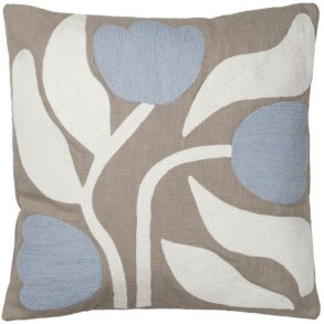 Broste Copenhagen Dora Kissenbezug 50x50 cm, Grau