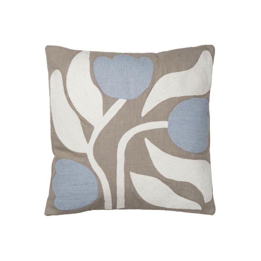 Broste Copenhagen Dora Kissenbezug 50x50 cm, Grau