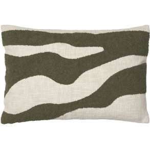 Broste Copenhagen Marlie Kissenbezug 40x60 cm, Gr�n