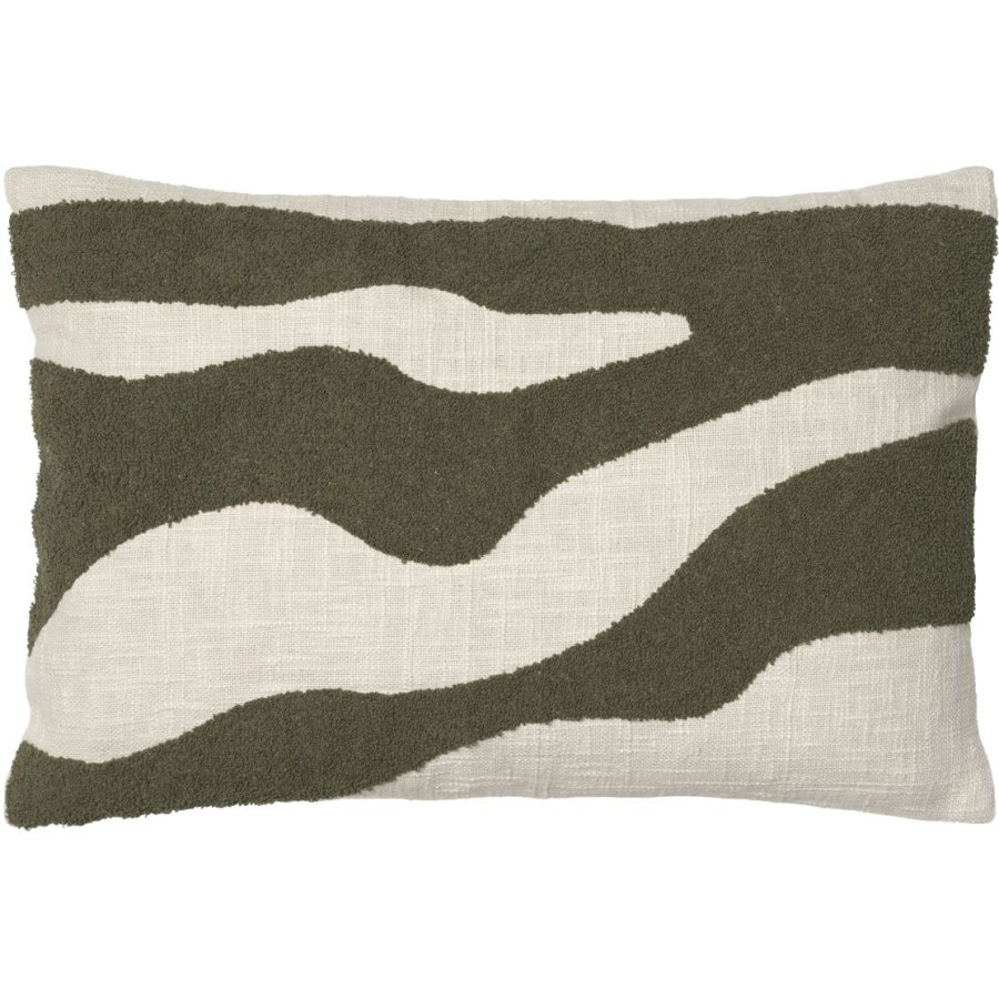 Broste Copenhagen Marlie Kissenbezug 40x60 cm, Gr�n
