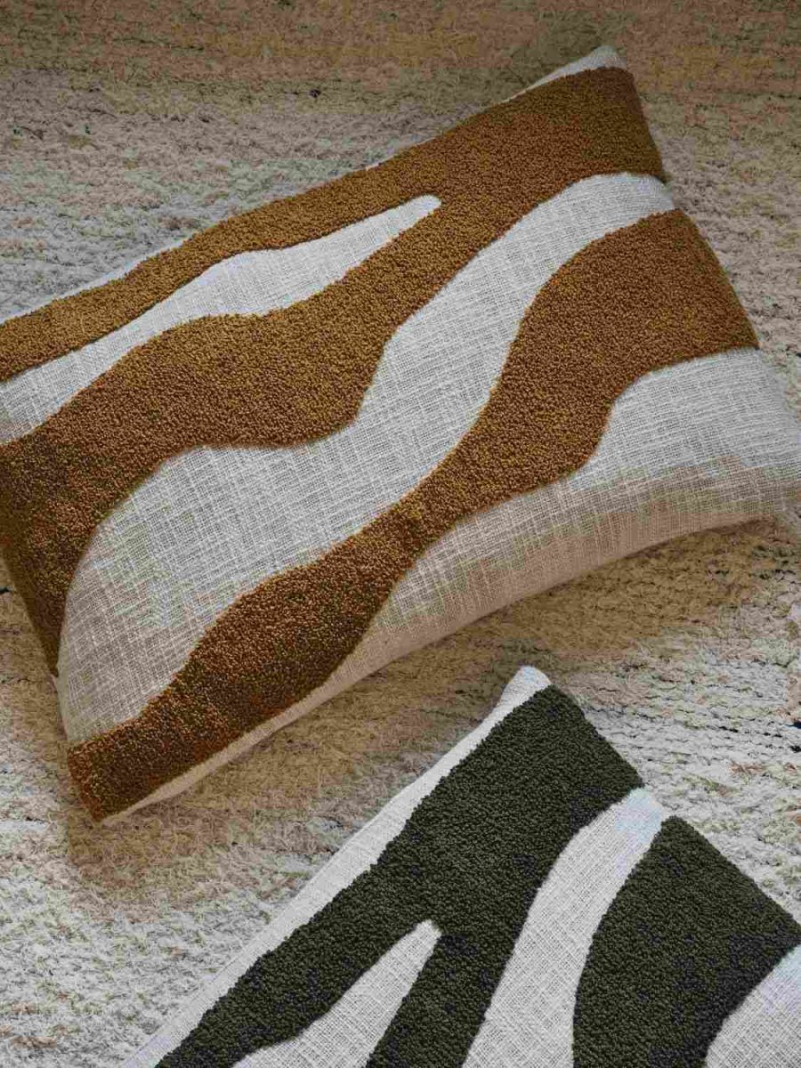 Broste Copenhagen Marlie Kissenbezug 40x60 cm, Gelb