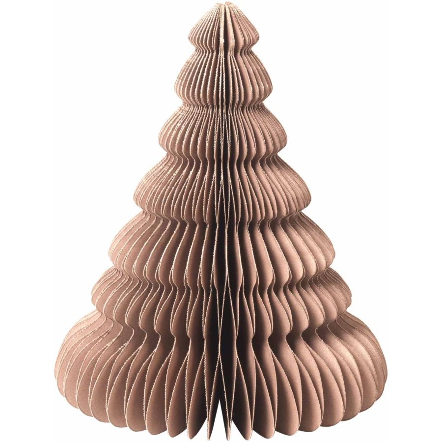 Broste Copenhagen Honeycomb Juletr H15 cm, Indian Tan