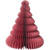 Broste Copenhagen Honeycomb Juletr H15 cm, Pompeian Red