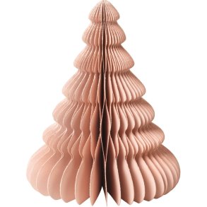 Broste Copenhagen Honeycomb Weihnachtsbaum H15 cm, Dusty Pink