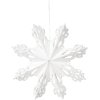 Broste Copenhagen Snowflake Ornament 15 cm, Wei