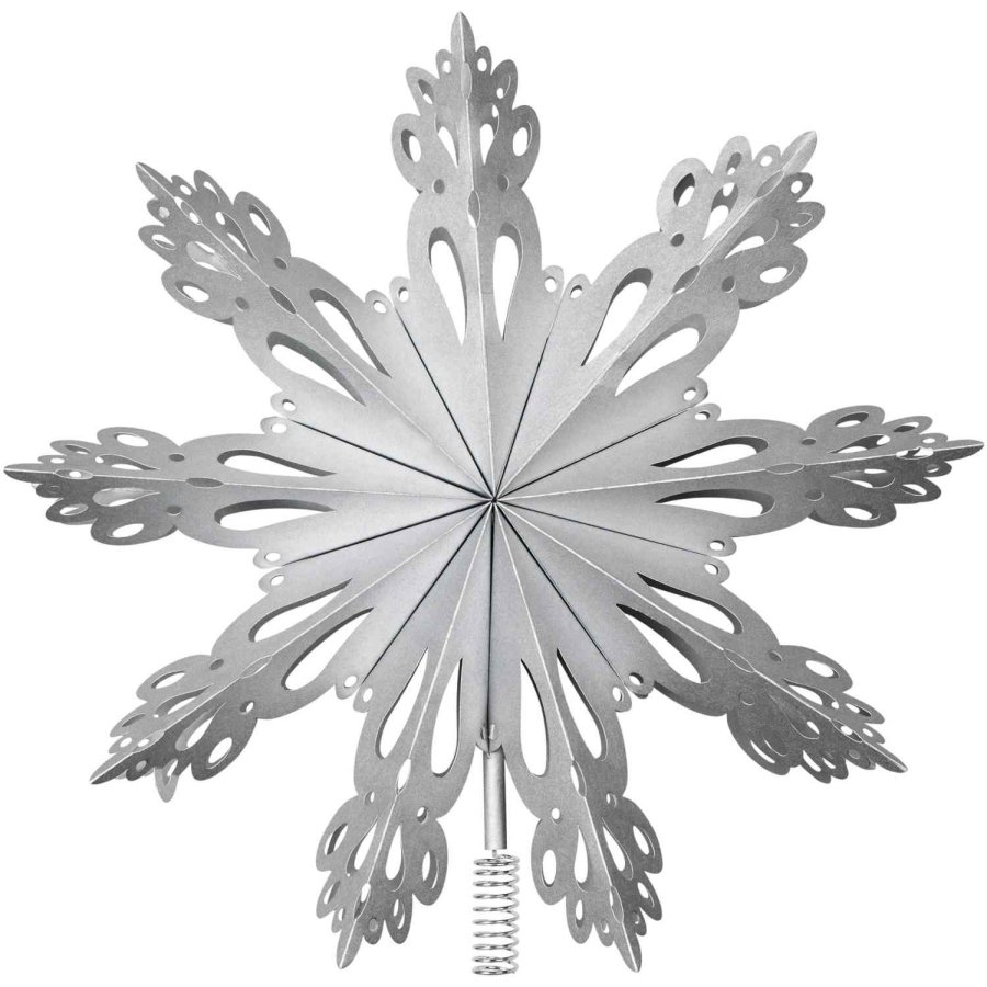 Broste Copenhagen Snowflake Topstjerne 30 cm, Slv