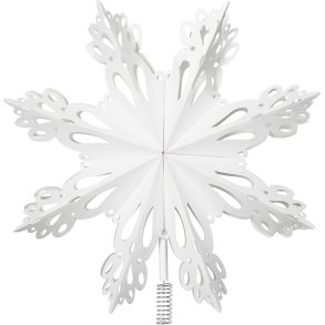 Broste Copenhagen Snowflake Baumspitze 30 cm, Wei