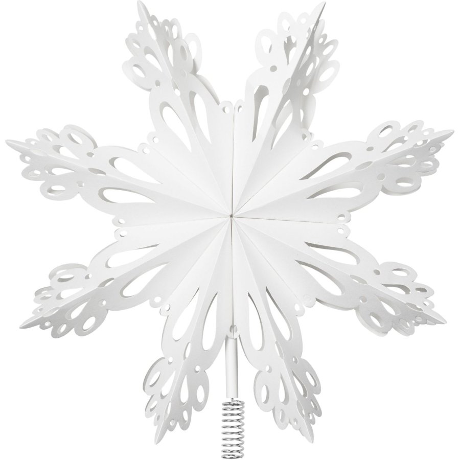 Broste Copenhagen Snowflake Topstjerne 30 cm, Hvid