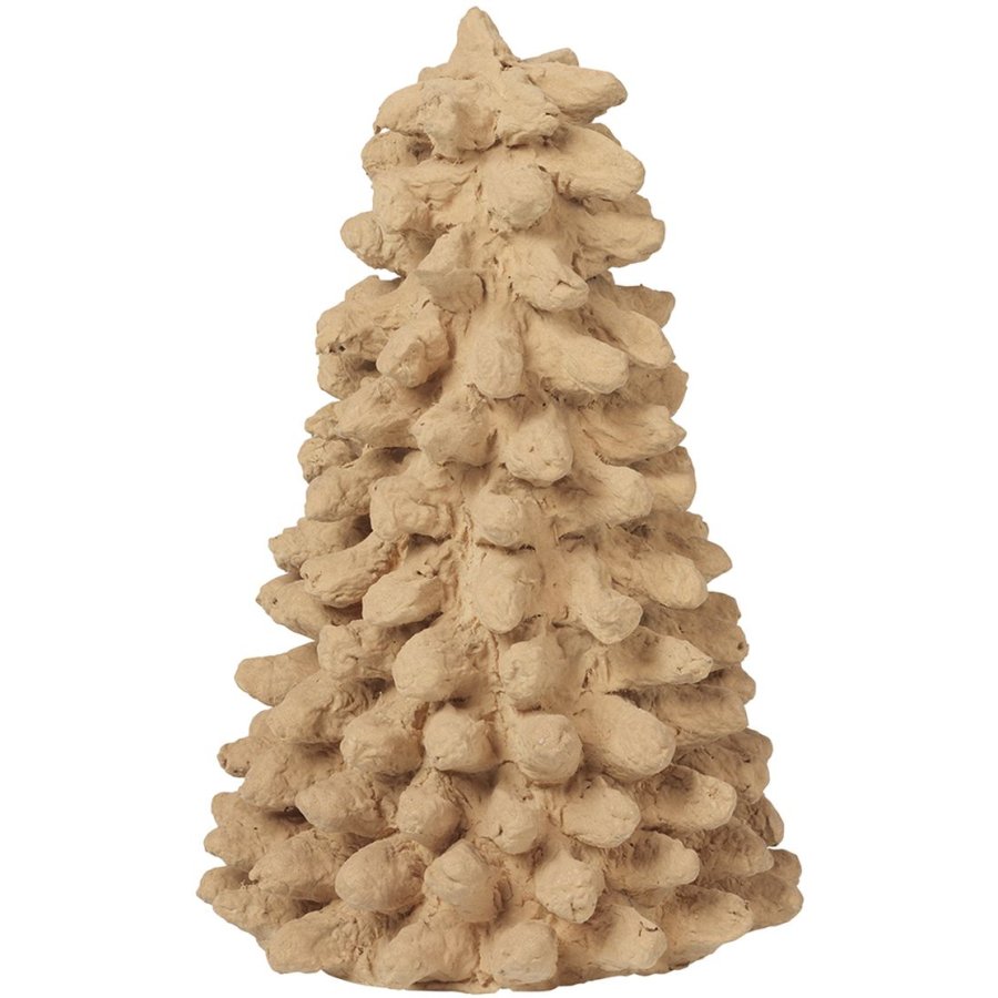 Broste Copenhagen Pulp Juletr H16 cm, Brun