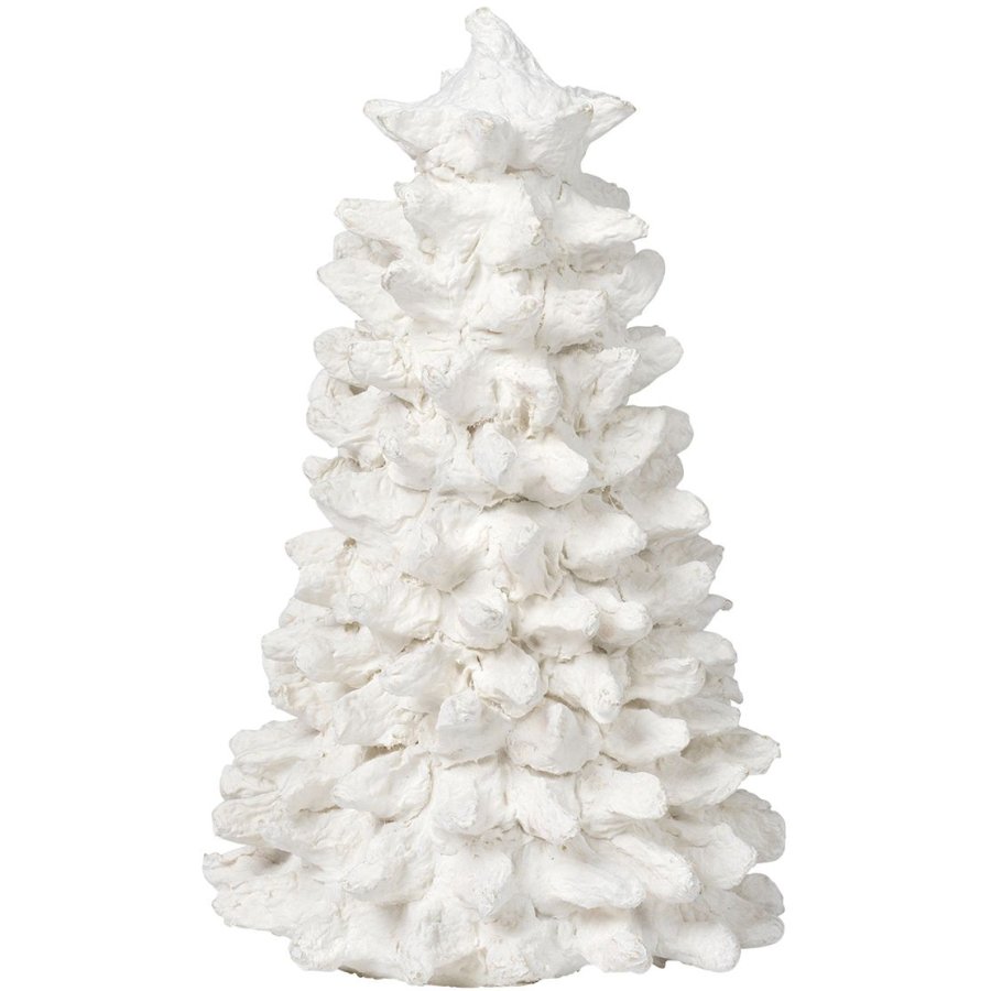 Broste Copenhagen Pulp Juletr H16 cm, Hvid