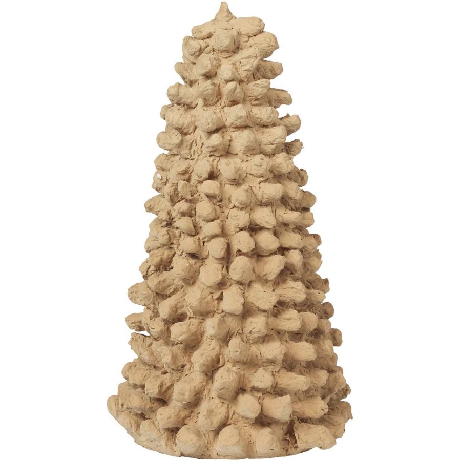 Broste Copenhagen Pulp Juletr H21 cm, Brun