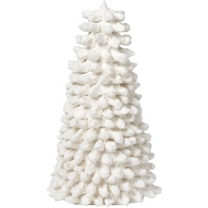 Broste Copenhagen Pulp Weihnachtsbaum H21 cm, Wei