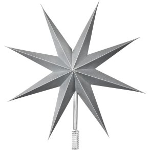 Broste Copenhagen Star Baumspitze 30 cm, Silber