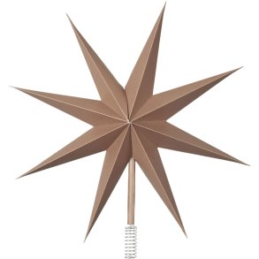 Broste Copenhagen Star Baumspitze 30 cm, Indian Tan