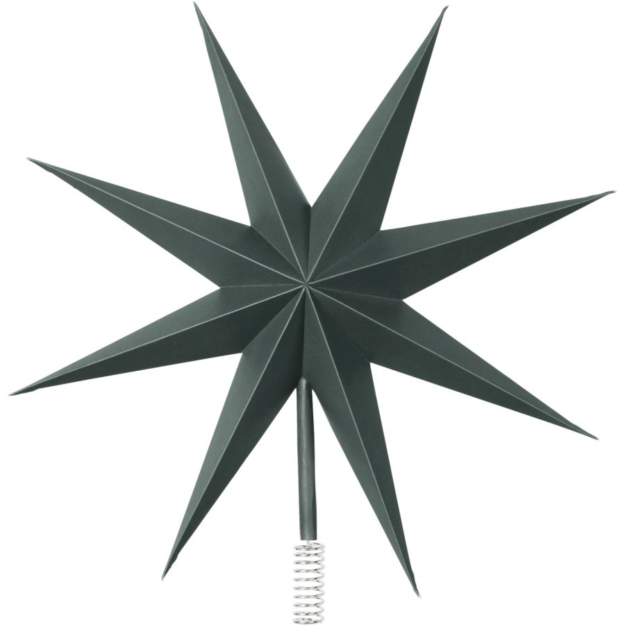 Broste Copenhagen Star Baumspitze 30 cm, Deep Forest