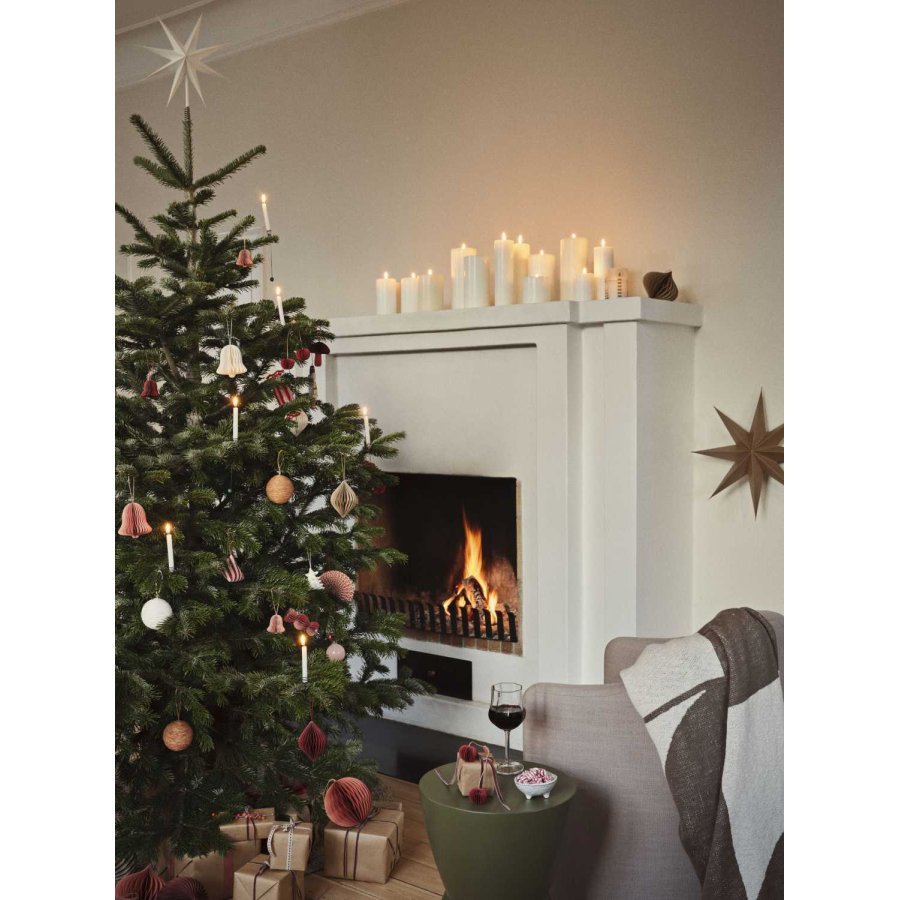 Broste Copenhagen Star Baumspitze 30 cm, Wei