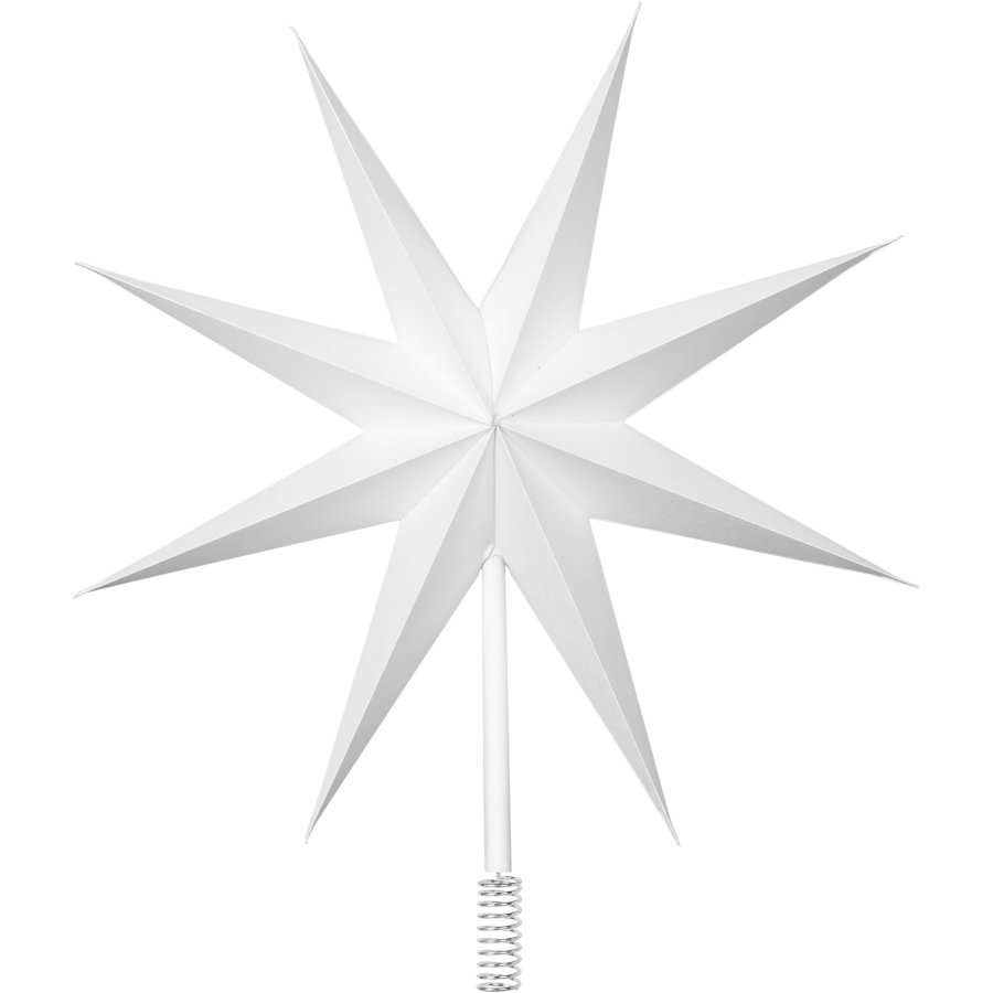 Broste Copenhagen Star Baumspitze 30 cm, Wei