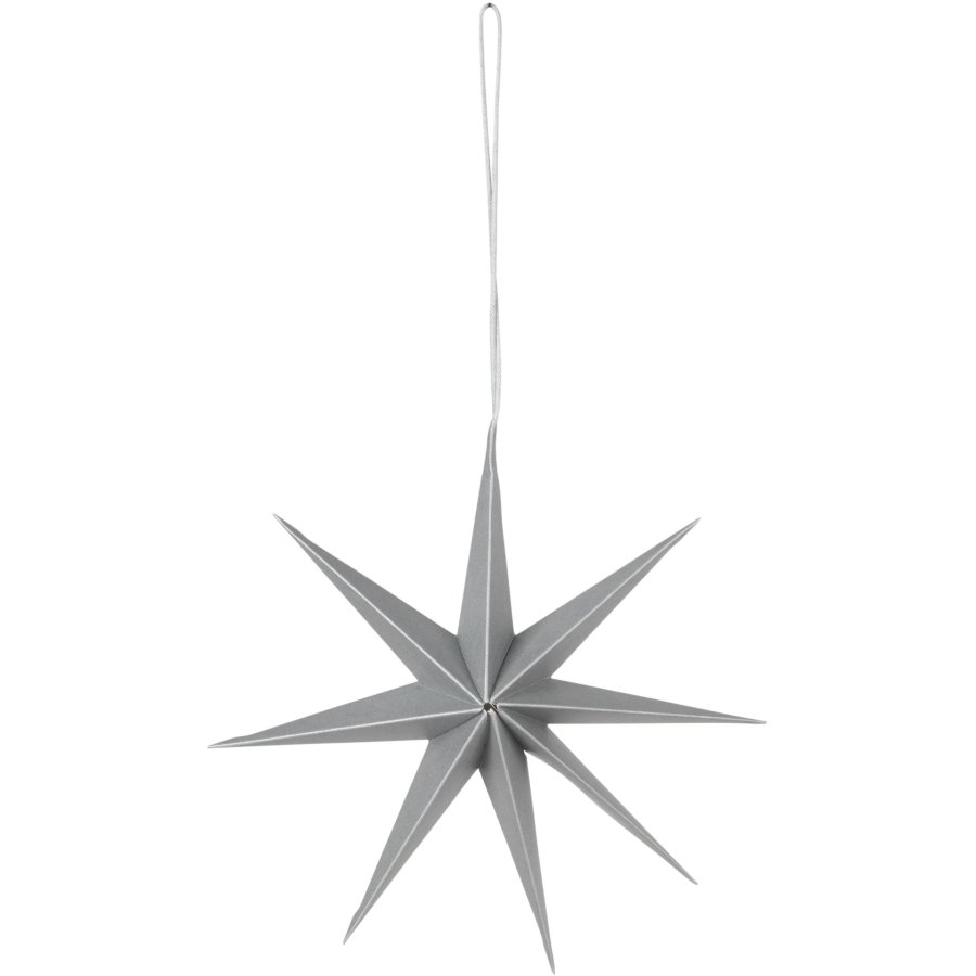 Broste Copenhagen Star Ornament 15 cm, Silber