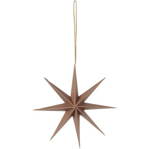 Broste Copenhagen Star Ornament 15 cm, Indian Tan
