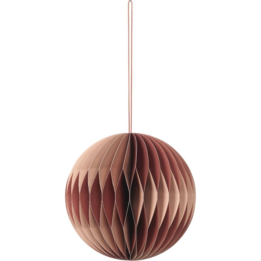 Broste Copenhagen Ball Ornament 13 cm, Pompeian Red