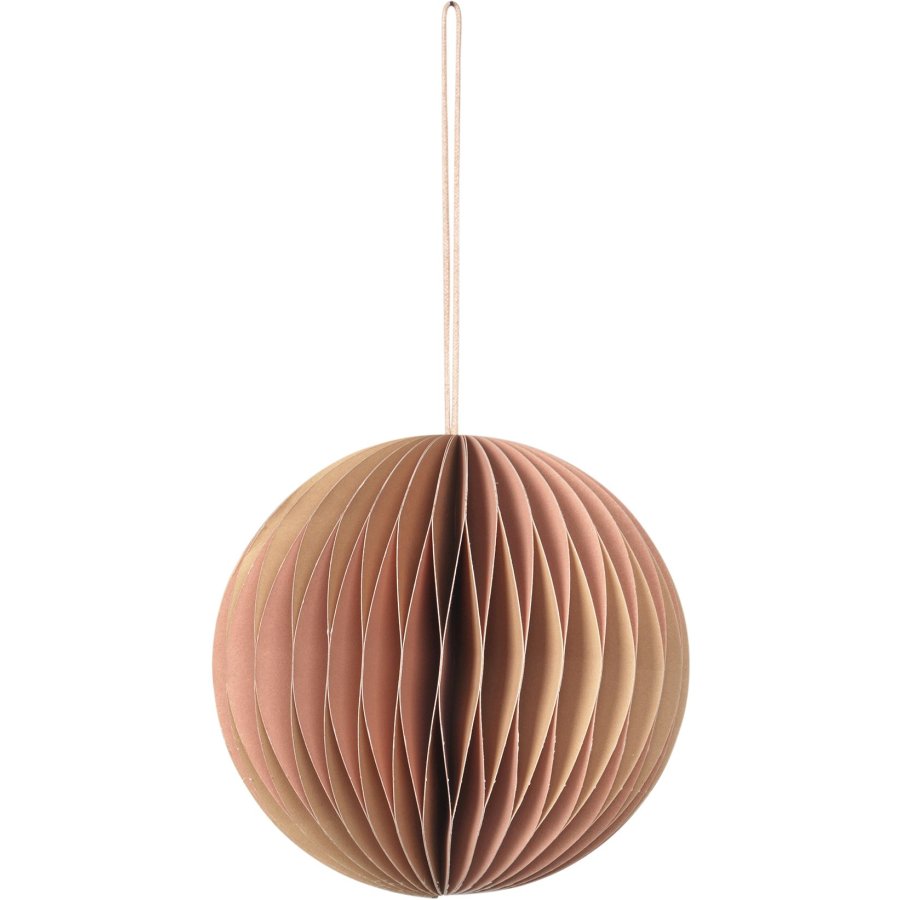 Broste Copenhagen Ball Ornament 9 cm, Indian Tan