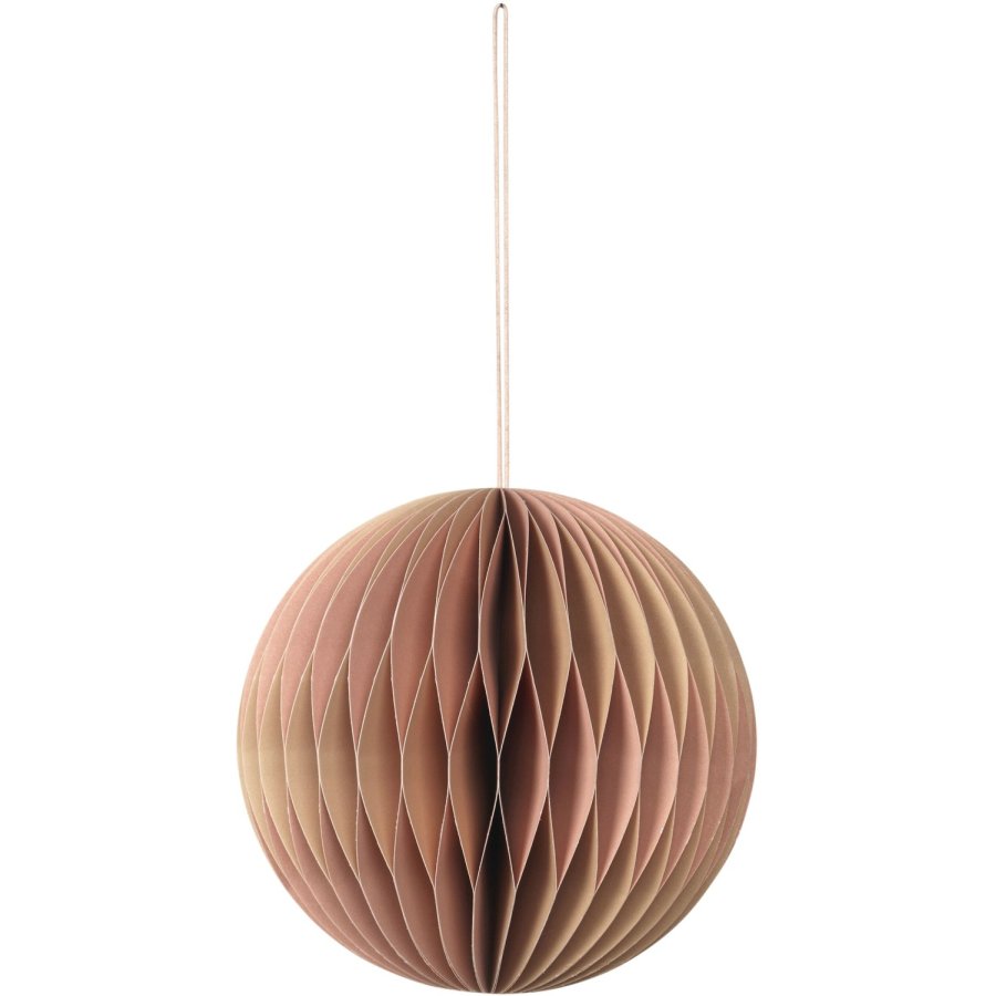Broste Copenhagen Ball Ornament 13 cm, Indian Tan