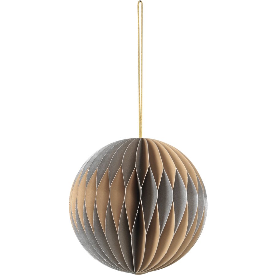 Broste Copenhagen Ball Ornament 9 cm, Silber